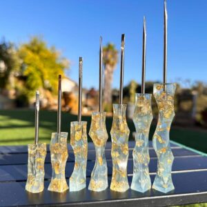 Carved Gold Leaf Flathead